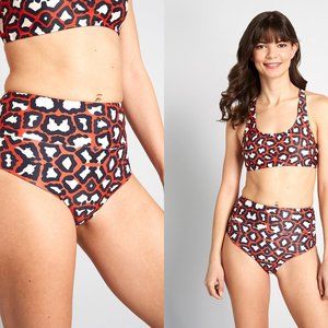 Modcloth | NWT Kaylan High-Waisted Bikini Bottom